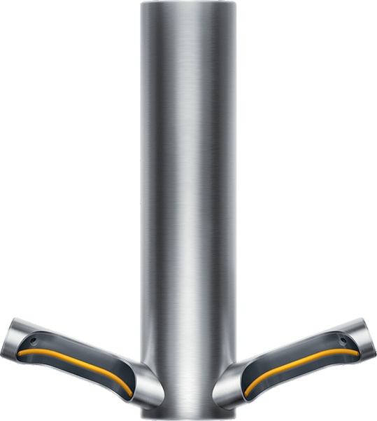HU03 DYSON AIRBLADE 9KJ Сушилка для рук электрическая корпус из никеля (314696-01 Англия) AIRBLADE HU03 - Вид №4
