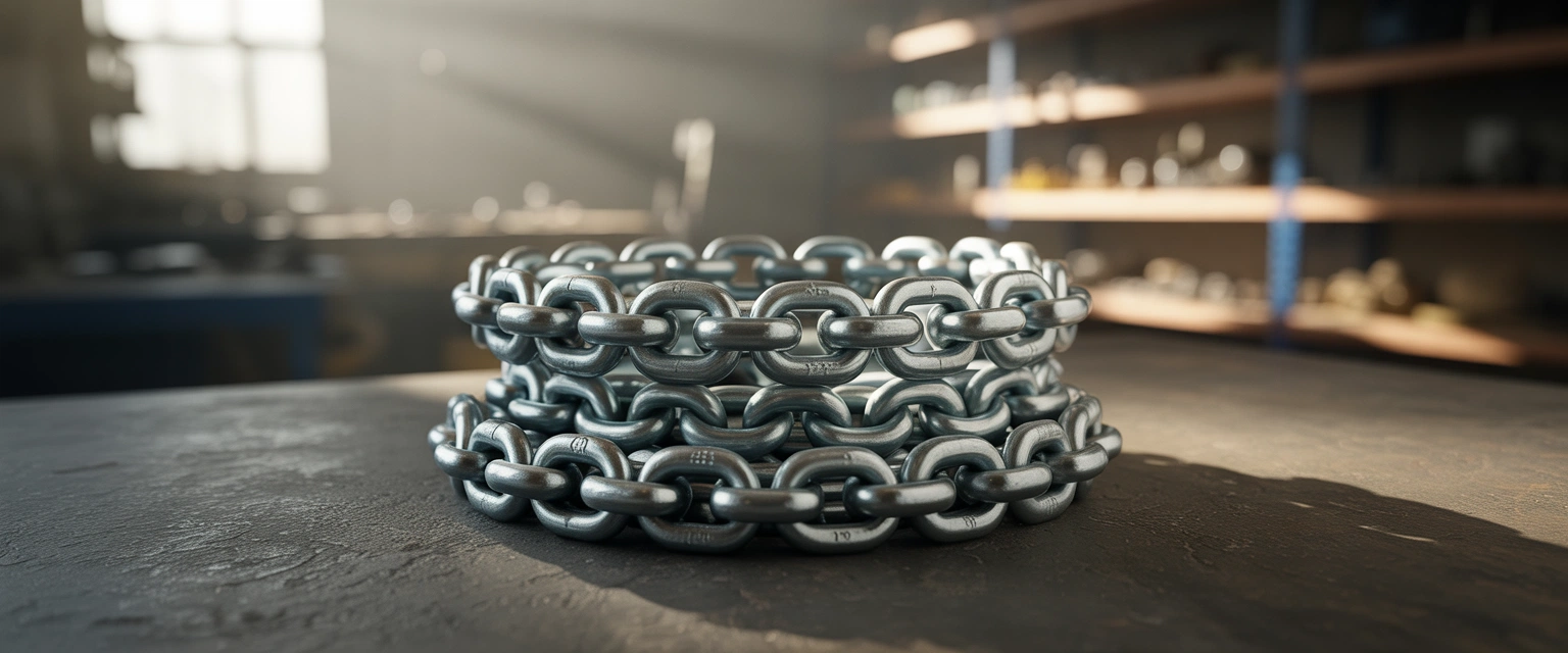DIN 5685 – Калиброванные грузовые цепи (4-20 мм) - Баннер категории