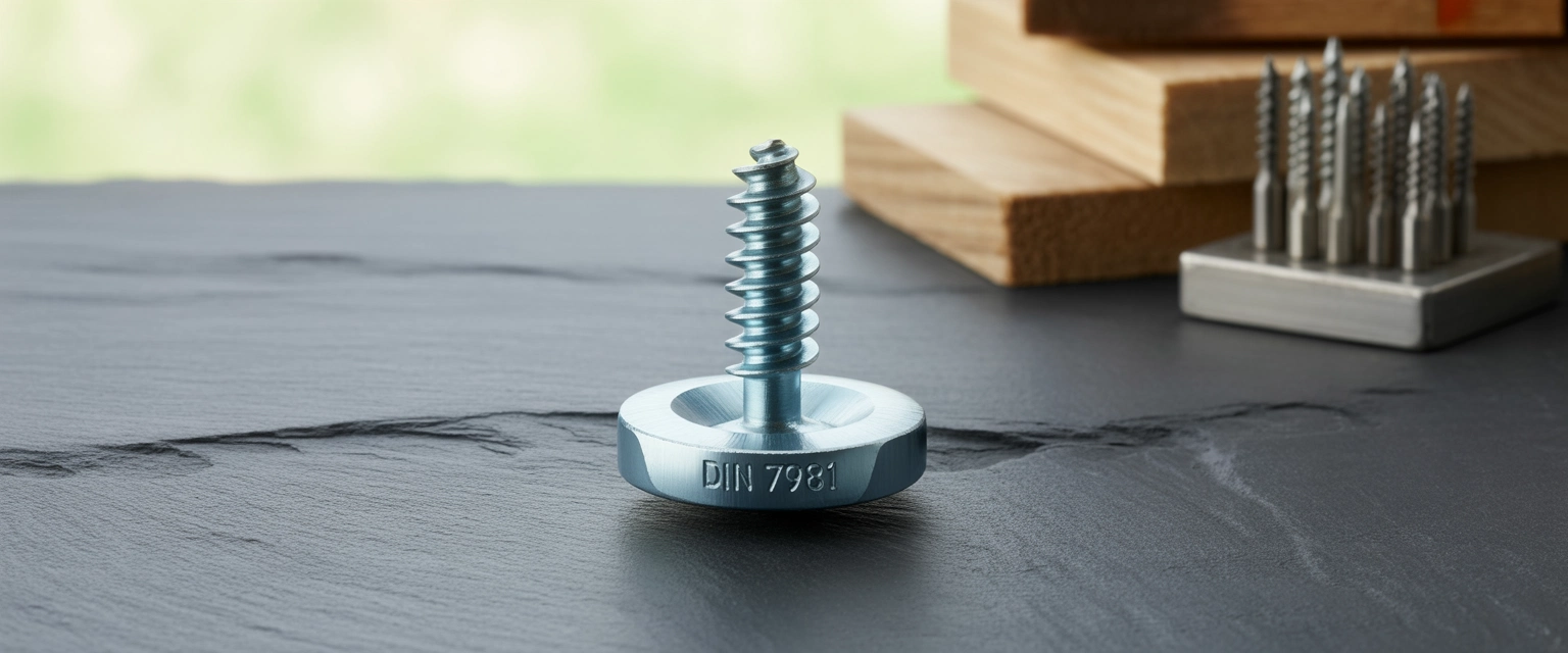 DIN 7981 – Саморезы с прессшайбой с цилиндрической головкой - Баннер категории
