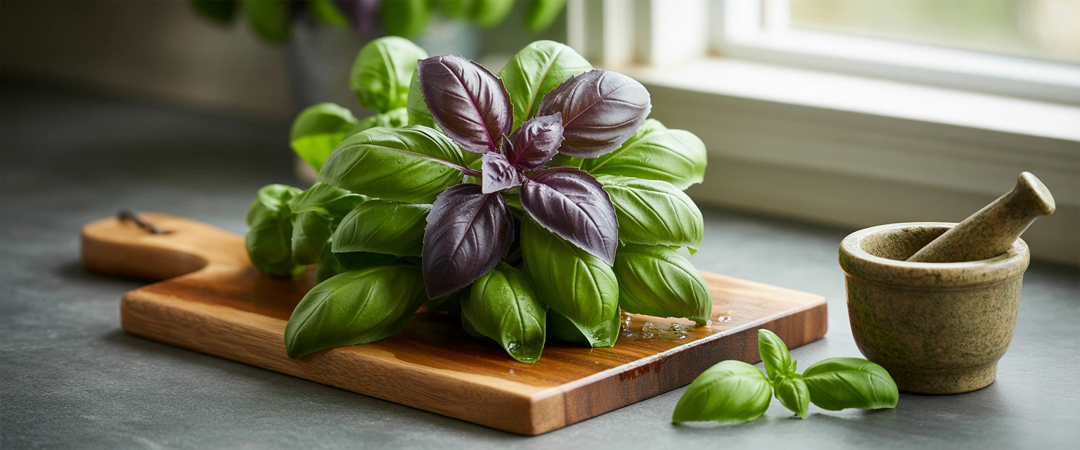 Базилик (зеленый, фиолетовый) - Баннер категории