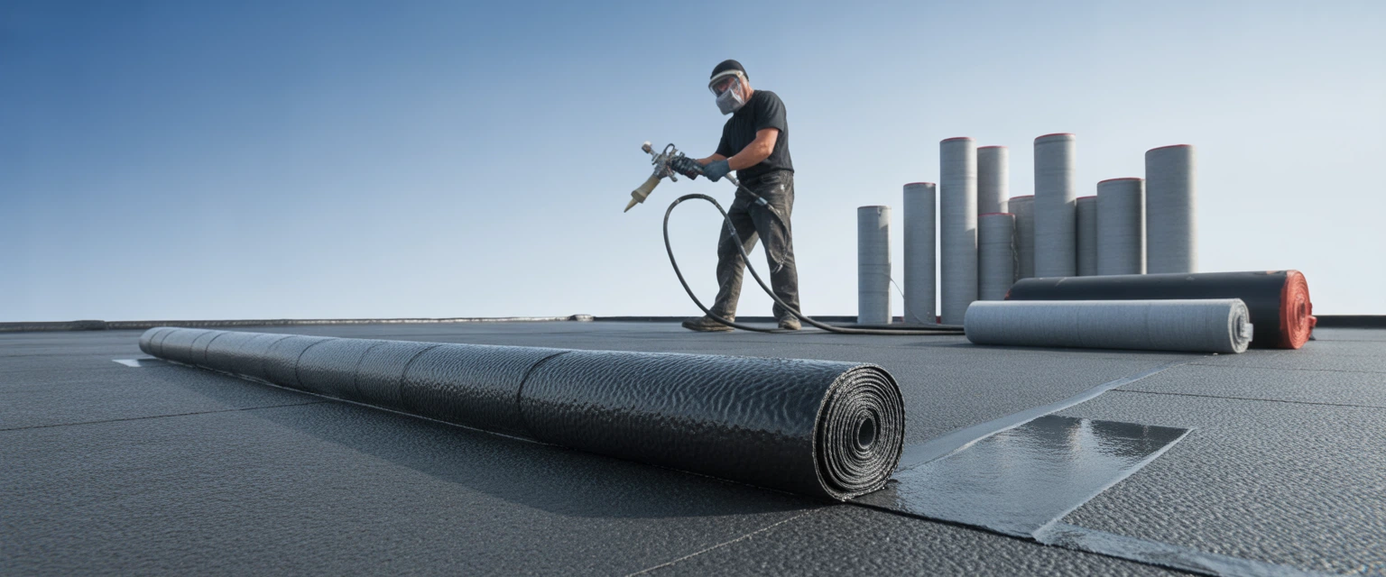 Битумно-полимерные составы наносимые методом напыления - Баннер категории