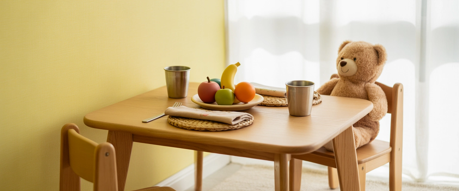 Детский обеденный столик - Баннер категории