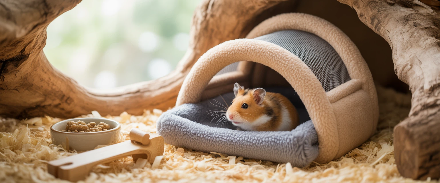 Домики и мягкие места для грызунов - Баннер категории