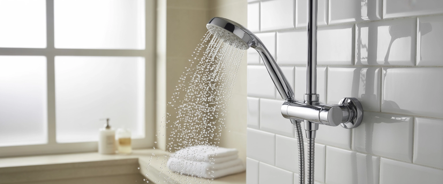 Душевые штанги в комплекте с душевой лейкой - Баннер категории