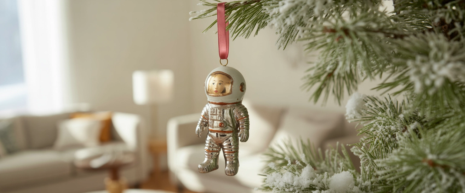 Елочная игрушка Космонавт - Баннер категории