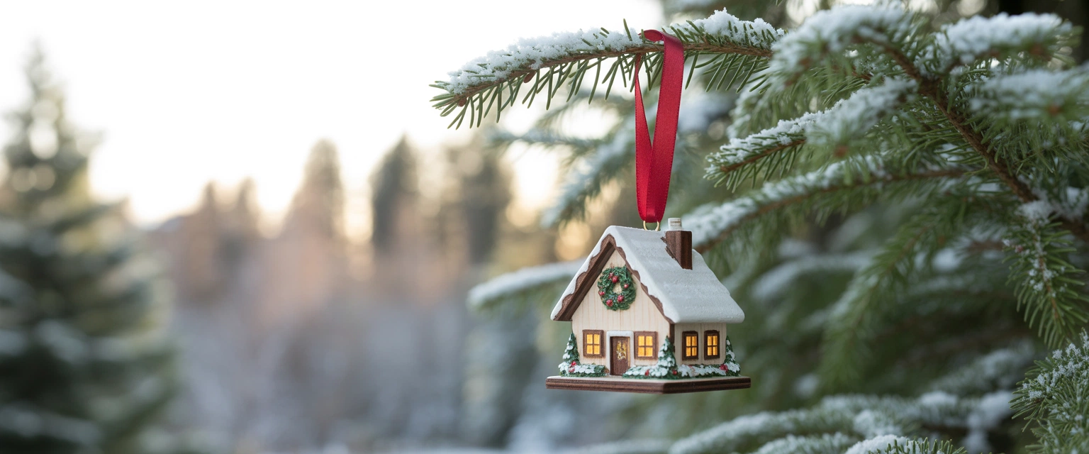 Елочные игрушки Домик - Баннер категории