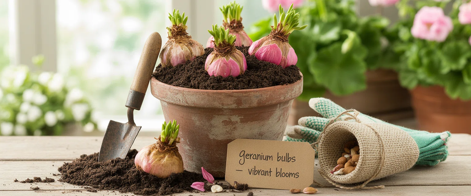 Герань луковицы - Баннер категории
