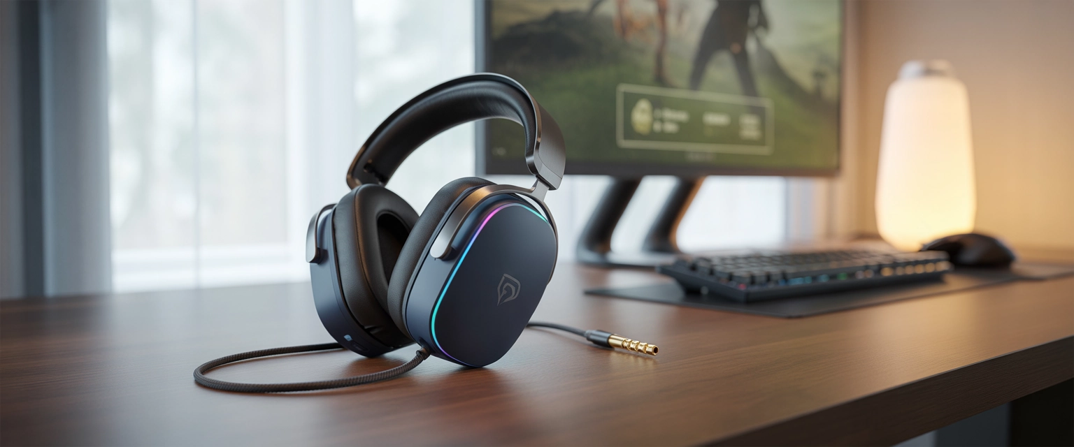 Игровые и компьютерные наушники - Баннер категории