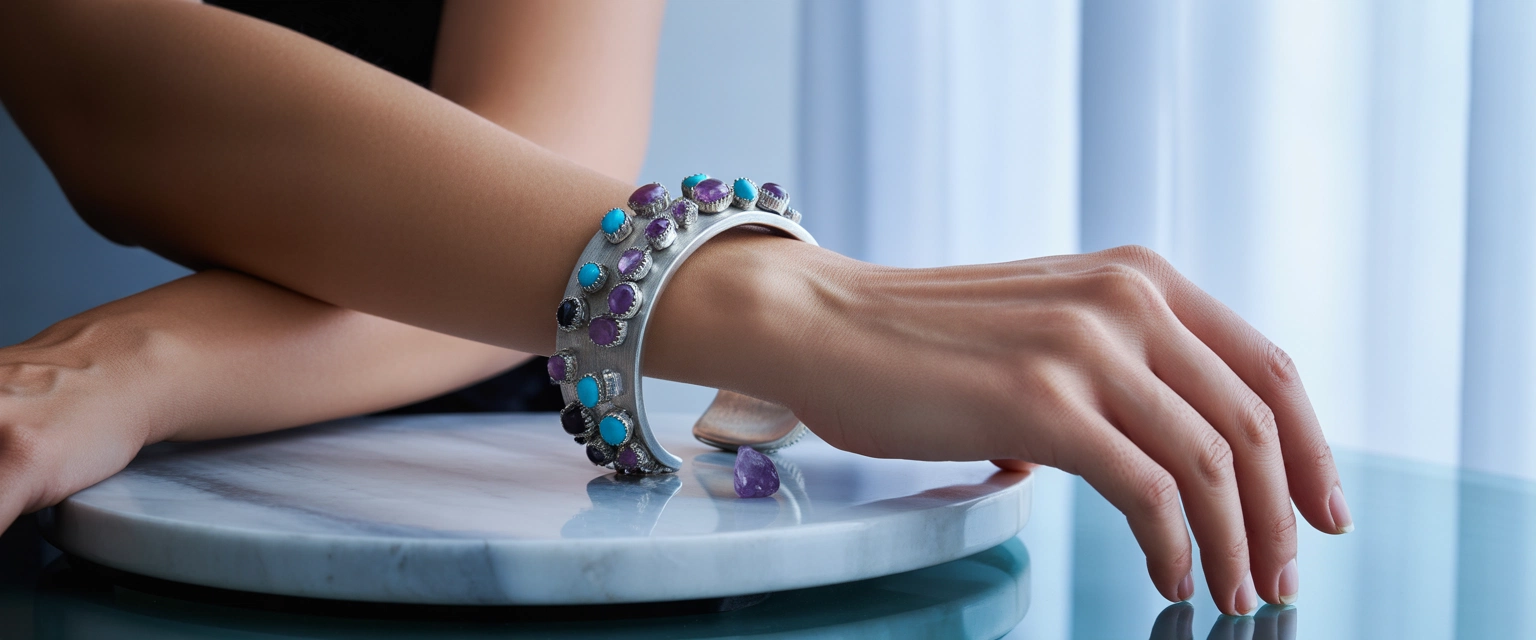 Каффы (на запястье, с камнями) - Баннер категории