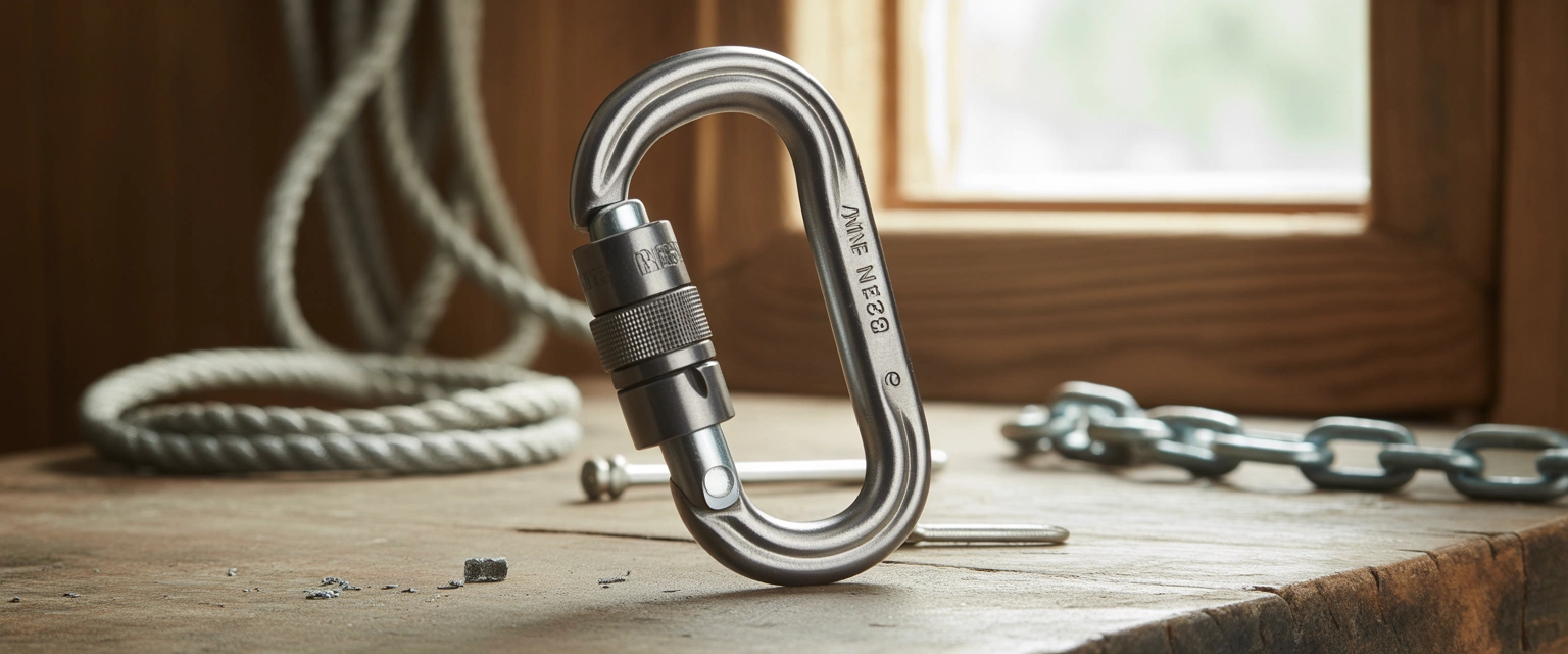 Карабинный замок DIN EN 362 - Баннер категории