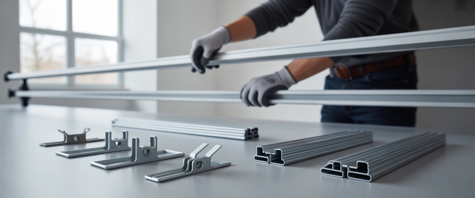 Комплектующие для реечных потолков: - Баннер категории