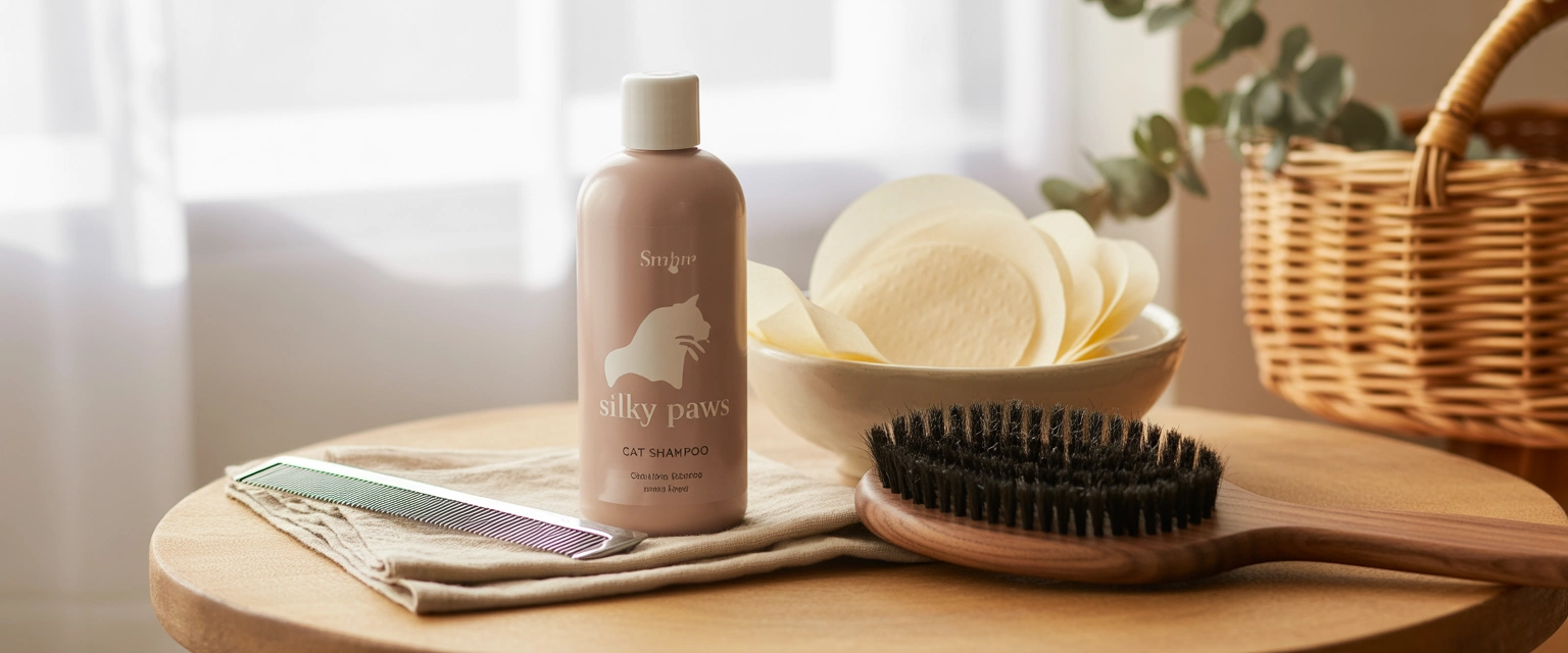 Косметика и уход для кошек - Баннер категории