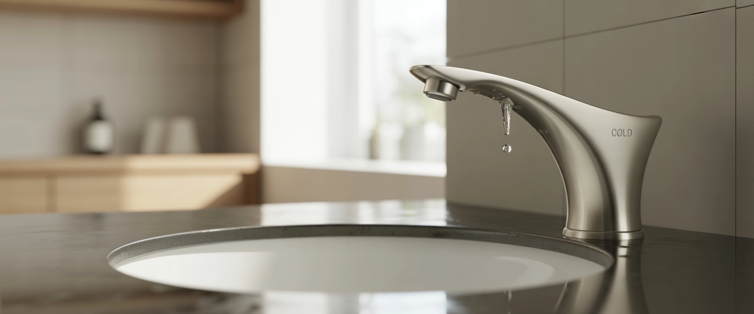 Краны под холодную воду - Баннер категории