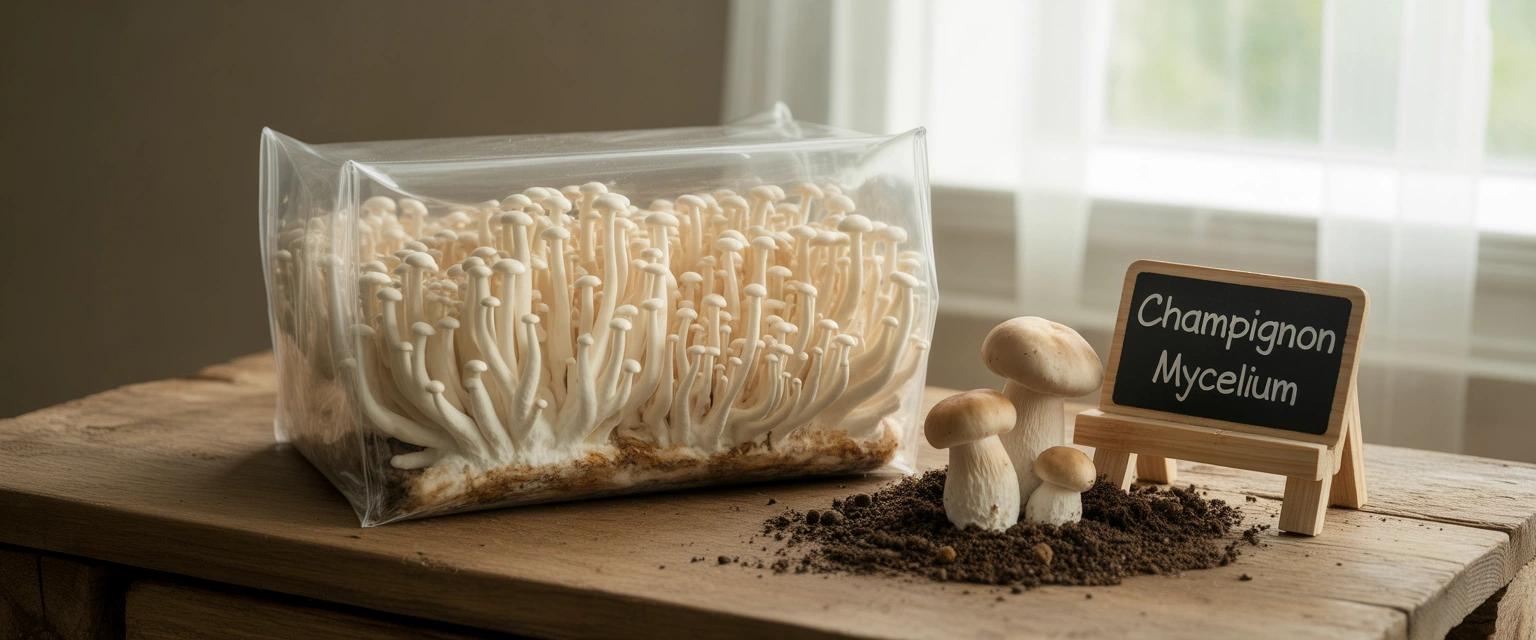 Мицелий Шампиньон - Баннер категории