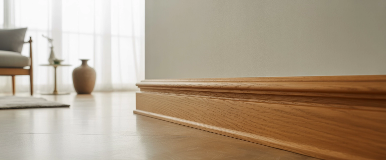 Плинтуса деревянные (Массив дуба, сосны, ясеня) - Баннер категории