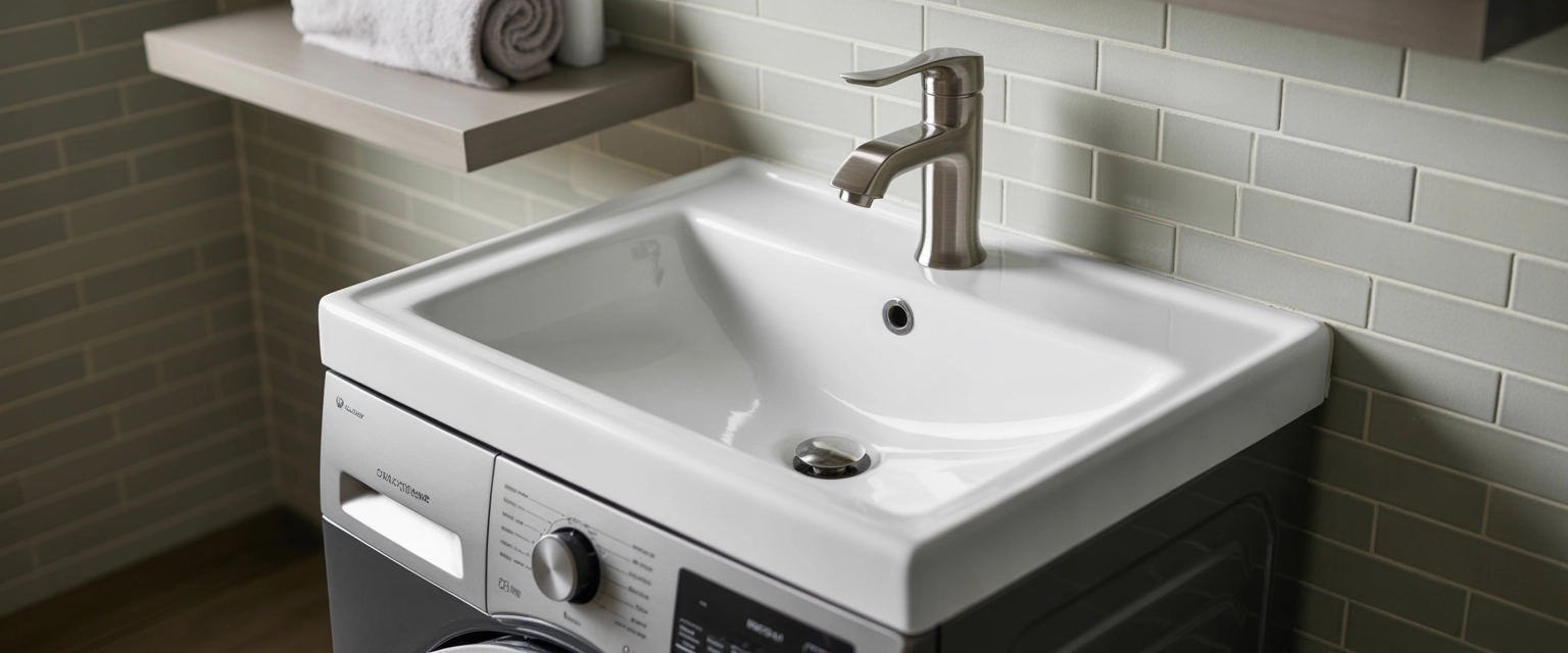 Раковины над стиральной машиной - Баннер категории