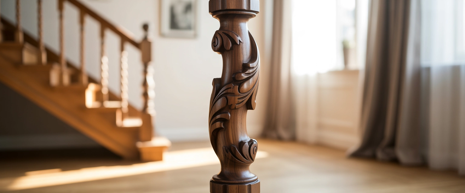 Резные балясины – с декоративными элементами - Баннер категории