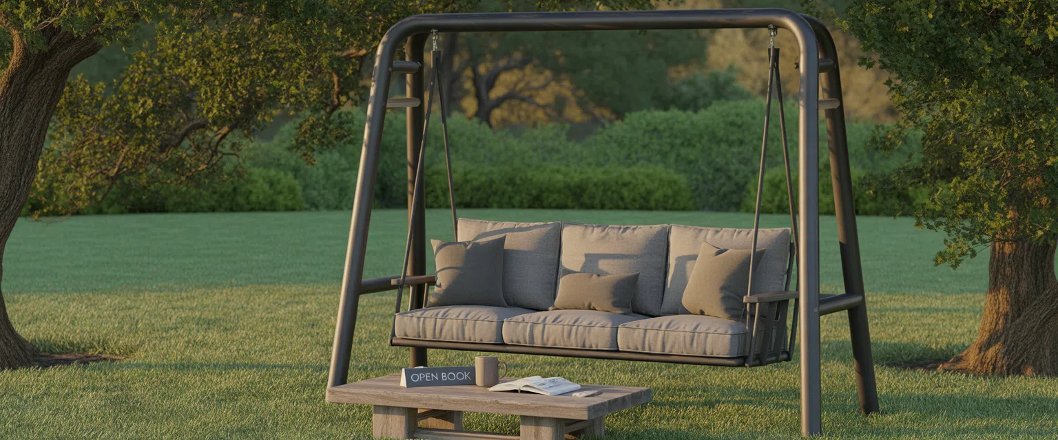 Садовые качели 4-х местные - Баннер категории