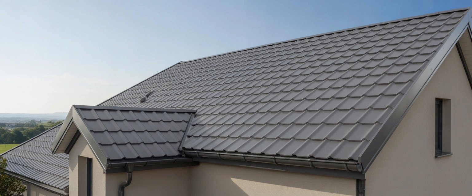 Серая металлочерепица - Баннер категории