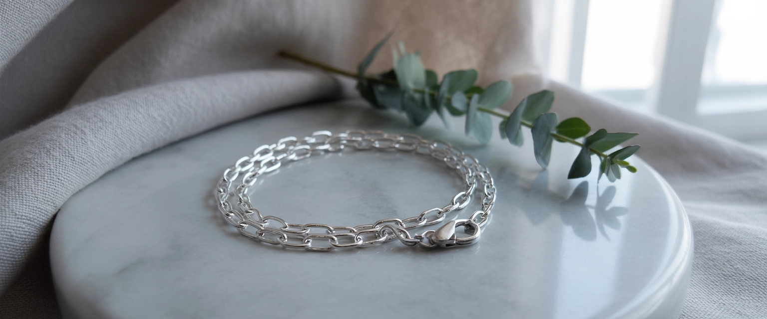 Серебряные цепочки - Баннер категории