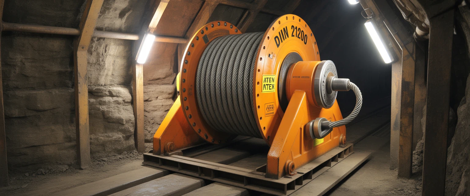 Шахтные лебедки (DIN 21200) – взрывозащищенные - Баннер категории
