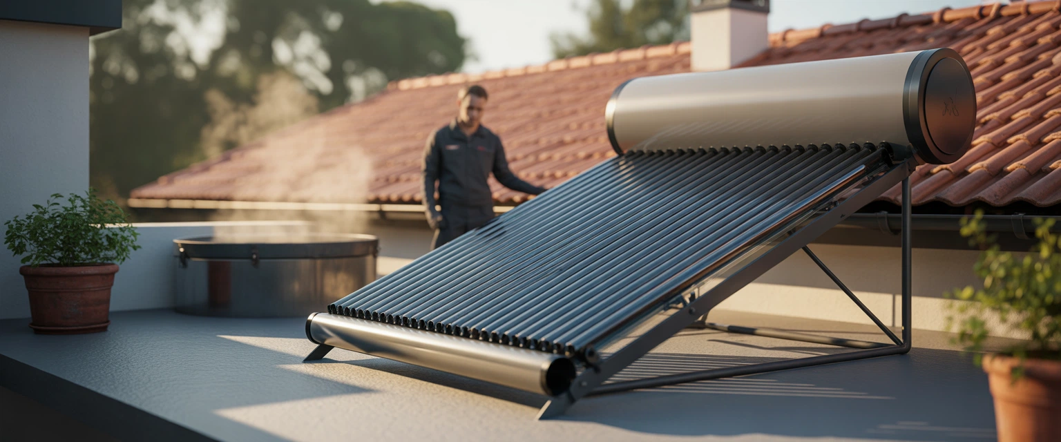 Солнечные водяные коллекторы - Баннер категории