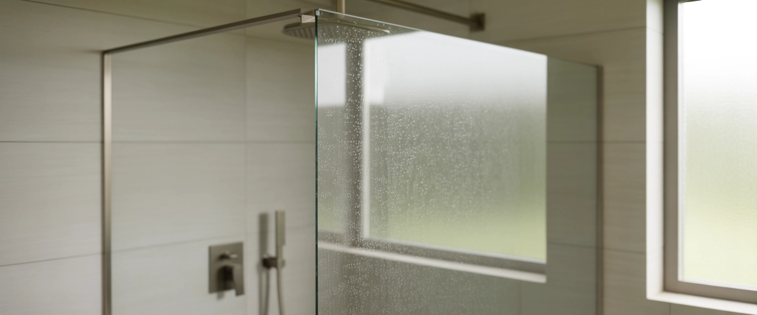 Стеклянные элементы душевого ограждения - Баннер категории