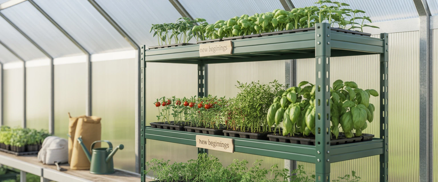 Стеллаж для рассады - Баннер категории