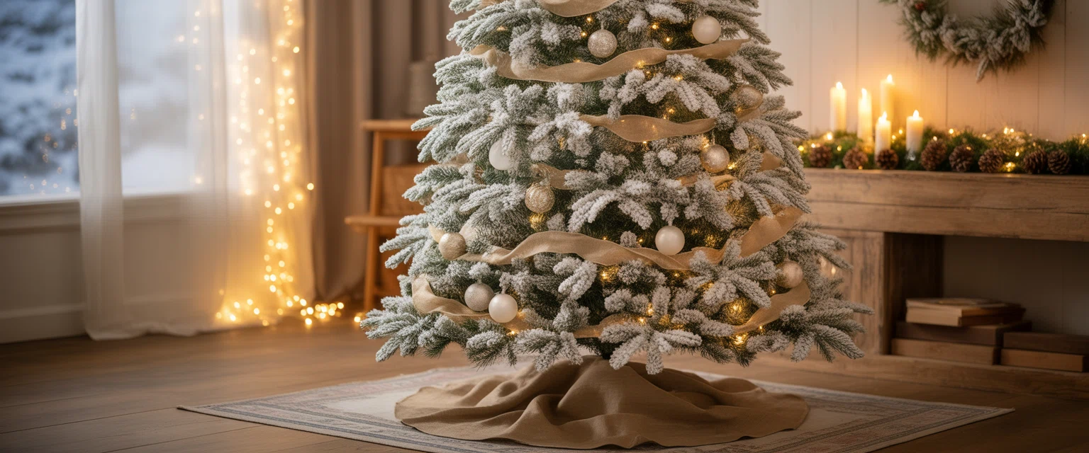 Заснеженные ёлки - Баннер категории